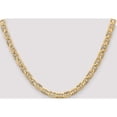 thumbnail image 2 of 14K Yellow Gold 6.25mm Concave Anchor Chain (18 X 6.25) Made In South Africa cca160-18, 2 of 5