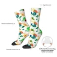 thumbnail image 2 of Yiaed Floral Vintage Print Great elasticity Crew Socks Sports socks for Men and Women, 2 of 5