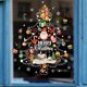 thumbnail image 4 of Pegatinas de ventana de Navidad de dibujos animados, decoración de pared de vidrio, árbol de Navidad, pegatinas estáticas, Luna, Papá Noel, alce, Feliz Navidad, 2024, 4 of 4