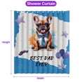 thumbnail image 5 of Happy Father's Day Best French Bulldog Cool Dad Ever Shower Curtain Dog Lover Gifts Waterproof Bathroom Bathtub Curtain - 12007, 5 of 5