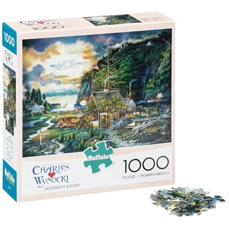 Buffaloâ¢ Charles Wysockiâ¢ Moonlight & Rosesâ¢ Puzzle 1000 pc (Best Japanese Puzzle Box)
