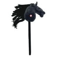 thumbnail image 1 of TISHITA Bâton Cheval Robuste Passe-Temps Jouet d'Équitation pour Enfants Garçons Filles Enfants Noir A, 1 of 8