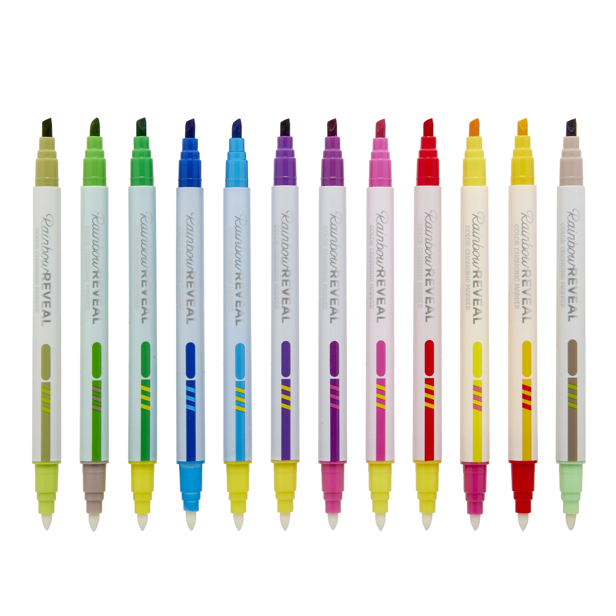 Cra-Z-Art 12 Count Rainbow Reveal Color Changing Markers (24 Colors)