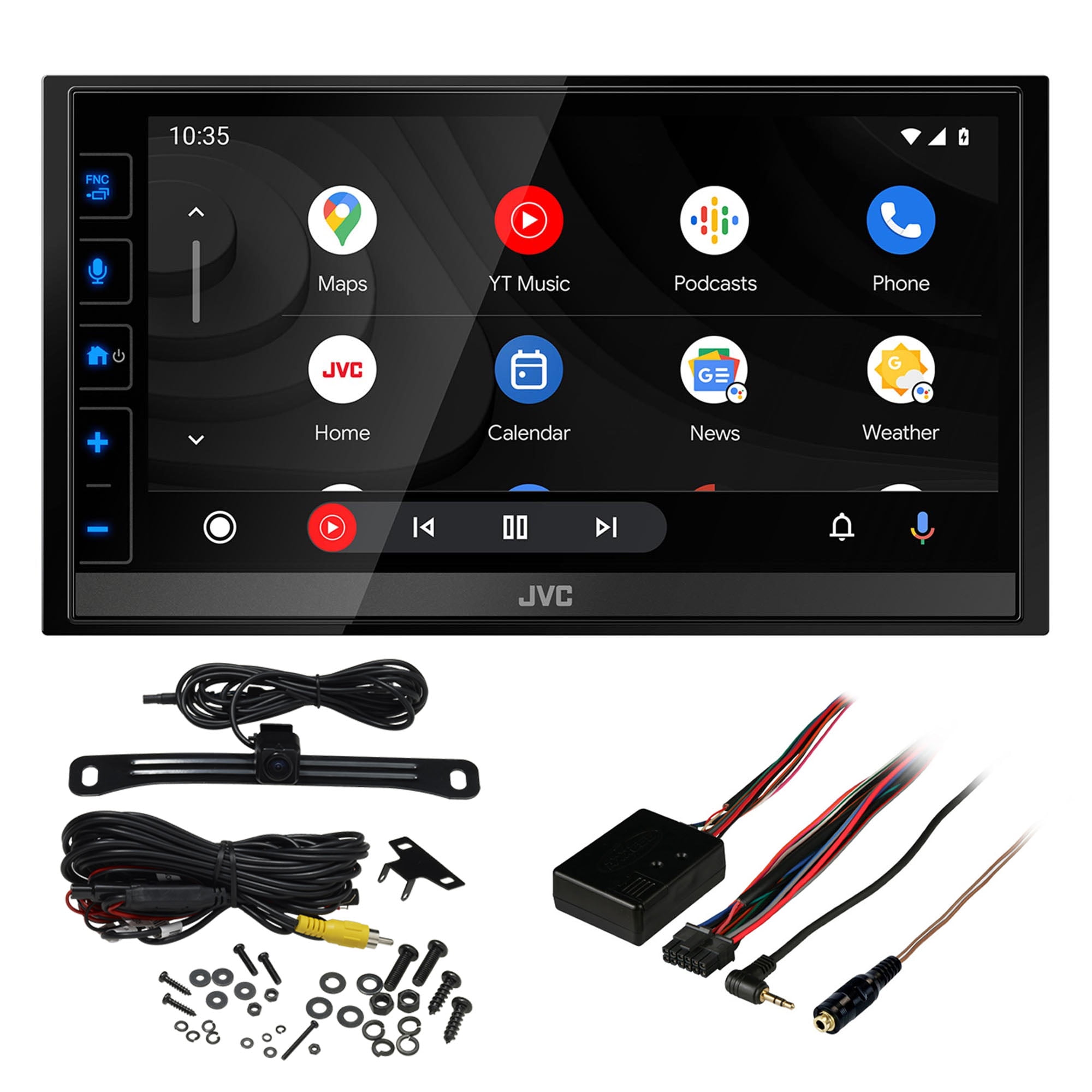 JVC KWM780BT 6.8" Digital Media Receiver, Compatible With Apple