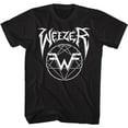 thumbnail image 1 of Weezer Metal Weezer Logo Black Adult T-Shirt, 1 of 2