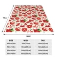 thumbnail image 3 of Pofeuu Tomatoes Print Ultra-Soft Micro Fleece Blanket,for Bed Or Sofa,All Season Throw Blankets Flannel Blanket-50"x40", 3 of 7