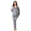 Richie House Women's Plaid Cotton Pajamas Sleepwear Set RHW2282