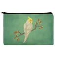 thumbnail image 1 of Charming Cockatiel Yellow Crest Makeup Cosmetic Bag Organizer Pouch, 1 of 4