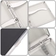 thumbnail image 2 of KAKOWELY cigarettes case Cigarette Case Portable Cigarette Box Flip Type Cigarette Storage Box with Sliding Lid3.86"X3.7"X0.59", 2 of 5