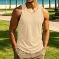thumbnail image 2 of Dagugfen Gym Tank Tops for Men Crewneck Sleeveless Mesh Breathable Loose Muscle Tanks Outdoor Basketball Workout Tops, 2 of 9