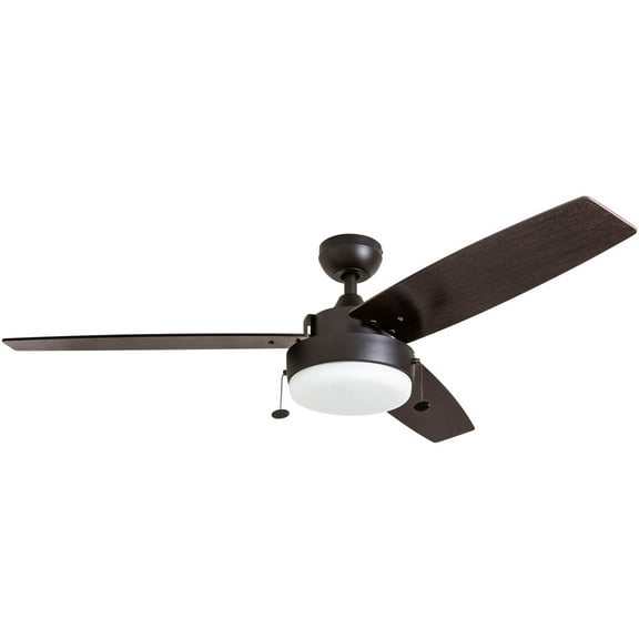 Prominence Home Statham 52-Inch Brushed Nickel Indoor LED Ceiling Fan