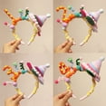 thumbnail image 6 of FENOHREFE Handmade Twist Birthday Headbands Adjustable Headwear Festive Baby Headpiece for Women's Hair Styling, 6 of 7