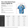 thumbnail image 5 of Balery Cute Dogs Men's Casual Button Down Shirt Short Sleeve Textured Summer Cuban Beach Shirts-Medium, 5 of 7