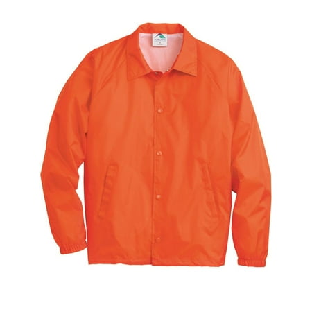 Orange Travel Jacket - Augusta Sportswear Outerwear Coach's Jacket