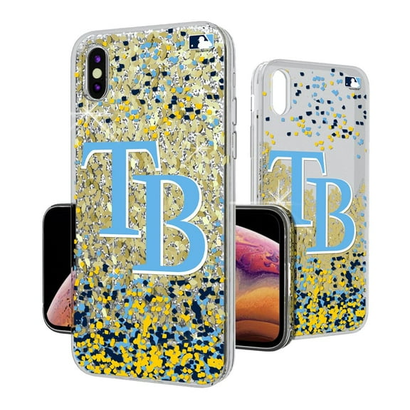 Tampa Bay Rays Glitter Confetti iPhone Case