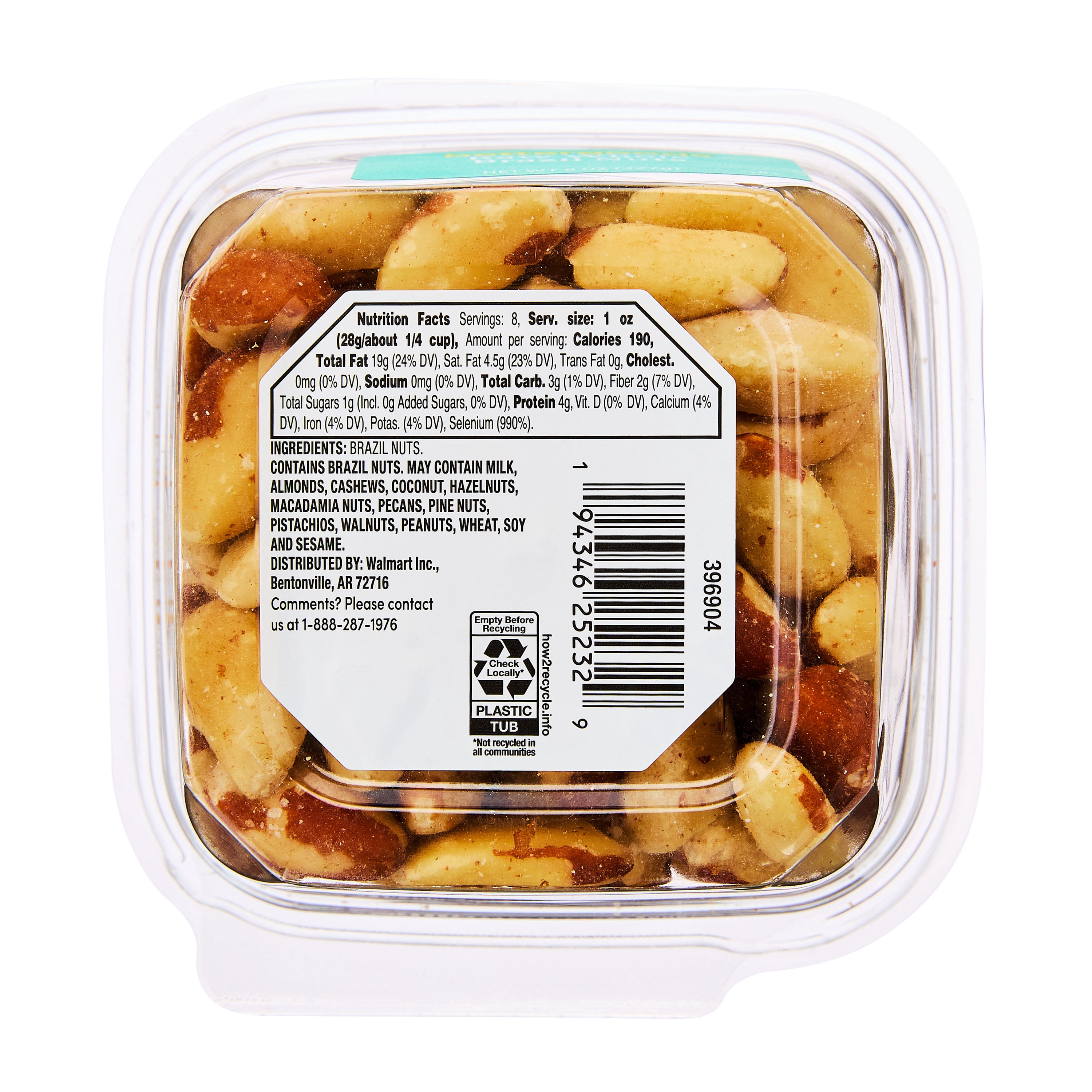 bettergoods Raw Whole Brazil Nuts, 8 oz
