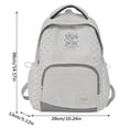 thumbnail image 2 of StlyGar Y2k Star Backpack Whimsical Twee Wing Backpack Cute Stripe Bookbag Japanese Medium Daypack Cutecore Supplies, 2 of 5