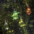 Outdoor Light Bulbs Waterproof Solar Rechargeable+batteries Chandelier Lightbulbulbs Hanging