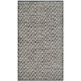 thumbnail image 5 of SAFAVIEH Montauk Bayram Chevron Cotton Runner Rug, Ivory/Dark Grey, 2'3" x 9', 5 of 8