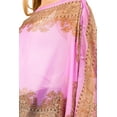 thumbnail image 4 of Chiffon Silk Feeling Sheer Poncho/Kimono Beach Cover-up Wearable Sun Protective Shawl, 4 of 4
