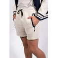 thumbnail image 2 of Brooklyn Cloth Men’s 5" Inseam Heat Seal Zip Pocket Shorts, Polyester, Sand, Medium, 2 of 5