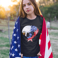 thumbnail image 2 of American Eagle Shirts for Girls American Flag Patriotic Shirts 4th of July Shirts for Girls USA Shirt, 2 of 8