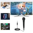 Jnismy Wired Dynamic Microphone with Long Cable PlugandPlay Karaoke