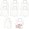 thumbnail image 1 of Bolsas de regalo de PVC con asa, rectangulares, transparentes, 8 unidades, 1 of 9