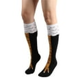 thumbnail image 2 of Chicken Legs Knee High Socks Cartoon Animal Novelty Stockings Funny Socks, 2 of 7