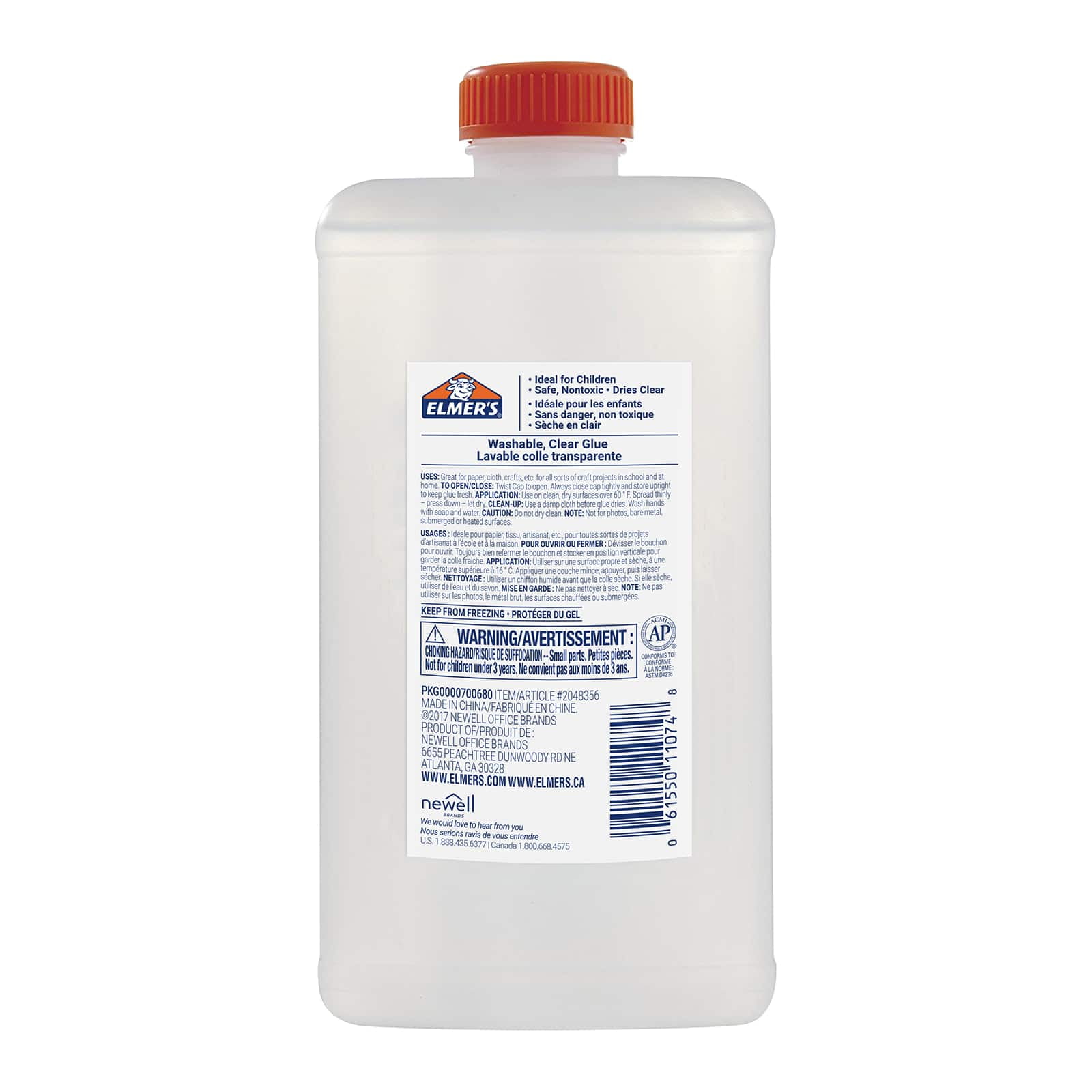 6 Pack: Elmer's® Washable Clear Glue, 1qt. 