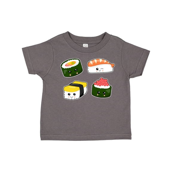 Inktastic Sushi with Faces Boys or Girls Toddler T-Shirt
