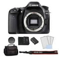 thumbnail image 2 of Canon EOS 80D DSLR Camera (Body Only) Bundle Kit with Carrying Bag + LCD Screen Protectors - Intl Model(International Model), 2 of 7