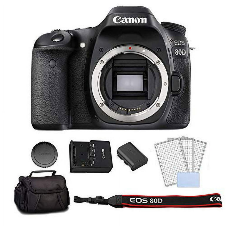 Canon EOS 80D DSLR Camera (Body Only) Bundle Kit with Canon EOS 80D DSLR Camera (Body Only) Bundle Kit with