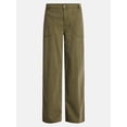 thumbnail image 6 of Time and Tru Women's High Rise Draped Utility Jeans, 30" Inseam, Sizes XS-XXXL, 6 of 6