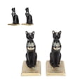 thumbnail image 3 of Egyptian Cat Sculpture, Desktop Ornament Items Storage  For Office, 3 of 8