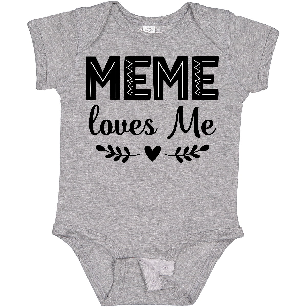 Inktastic Meme Loves Me Baby Clothes Girls Baby Bodysuit