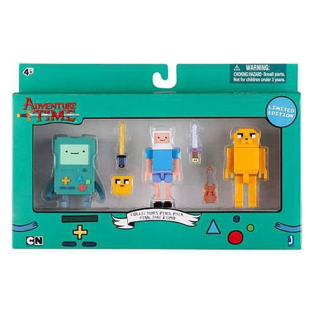 Adventure Time Collector's Pixel Pack Figure Pack [Finn, Jake & BMO]