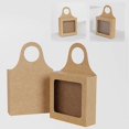 thumbnail image 5 of 25 cajas de papel kraft para botellas de vino, resistentes, plegables, para dulces, decorativas, para vino, cajas de regalo colgantes, juegos de accesorios para vino., 5 of 5