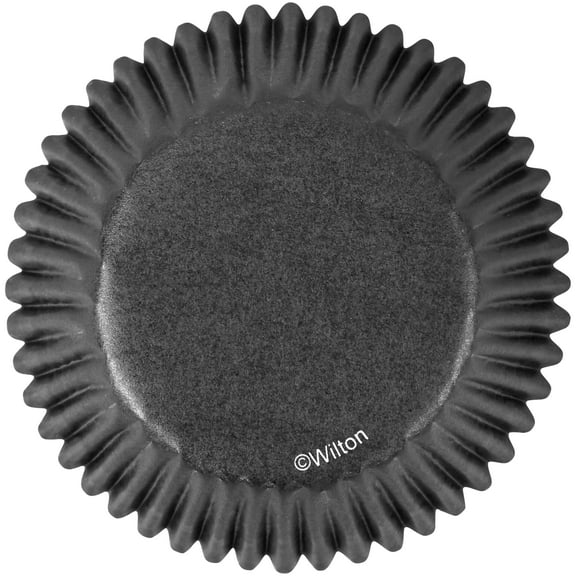 Wilton Cupcake Liners, Black, 75ct