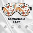 thumbnail image 5 of Uemuo Foxes and Floral Harmony Pattern Sleep Eye Mask - Light Blocking Sleep Mask Blocking Out Light Perfectly, Soft and Comfortable Night Eye Mask, Eye Blinder, 5 of 7