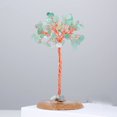 thumbnail image 1 of Natural Crystals Tree Agate Slices Base woven Tree Stone Attract Luck Tree for Women Men Meditation, 1 of 2