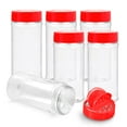 thumbnail image 1 of Spice Jars RoyalHouse, plástico, 16 oz/500 ml, con tapas para coctelera, paquete de 6, 1 of 7