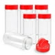 thumbnail image 1 of Spice Jars RoyalHouse, plástico, 16 oz/500 ml, con tapas para coctelera, paquete de 6, 1 of 7