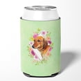 thumbnail image 2 of Carolines Treasures CK4294CC Dachshund Red Design1 Green Flowers Can or Bottle Hugger Can Hugger multicolor, 2 of 5