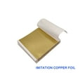 thumbnail image 1 of 100 piezas de papel para manualidades de imitación de papel de aluminio de hoja de cobre multicolor para decoración artesanal de bronceado DIY Wmkox8yii  hjk1283, 1 of 1