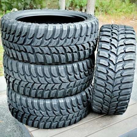 Set of 4 Crosswind M/T 33X12.50R22 109Q E 10 Ply mud Light Truck Tires