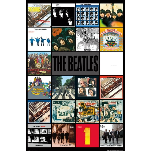 24X36 The Beatles - Albums Wall Poster, 24" x 36"