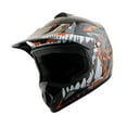 thumbnail image 3 of WOW Youth Kids Motocross BMX MX ATV Dirt Bike Helmet HJOY Dino Orange, 3 of 7