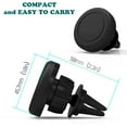 thumbnail image 2 of Car Mount Magnetic for Samsung Galaxy A15 5G/A25 5G/A34 5G/A35 5G/A54 5G/A55 5G - Air Vent Holder Swivel Dock Strong Grip, 2 of 6