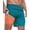 AquaGreen, variant on Mens 2 in 1 Swim Trunks with Compression Liner, Quick Dry Beach Shorts, Bathing Suit with Phone Pocket Peacockblue L